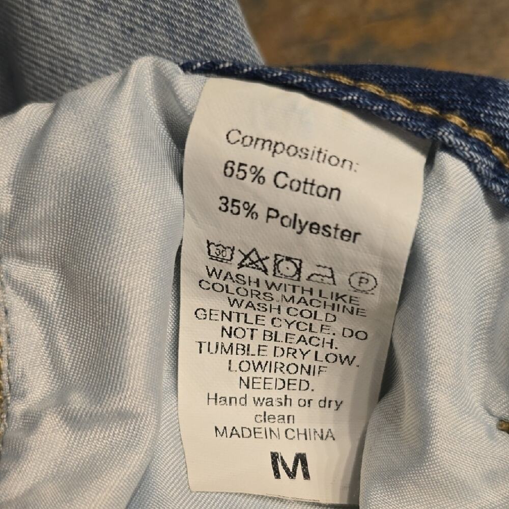 Blue Denim A-line Skirt                Size Medium - Picture 6 of 6